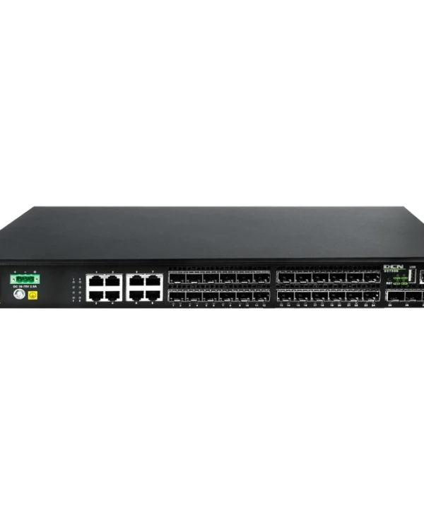 DCN S5750E-28F-SI-D Managed L3 Switch με 8 Θύρες Gigabit (1Gbps) Ethernet και 24 SFP Θύρες