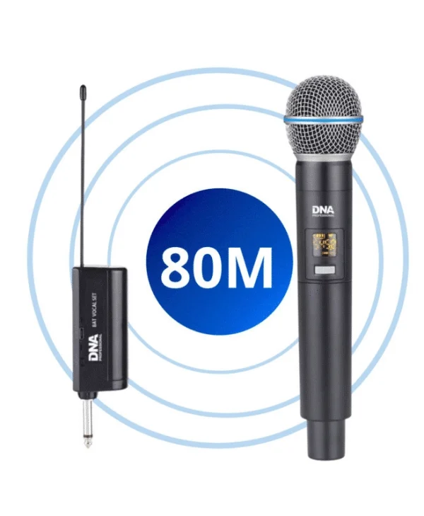 DNA BAT VOCAL Σετ Ασύρματο Δυναμικό Μικρόφωνο Χειρός για Φωνητικά 5908249835238
