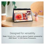 Dell Plus 2-in-1 LDB04255 14" FHD+ Touchscreen (Ryzen AI PRO 300 Series-7 PRO 350/16GB/1TB SSD/W11 Home) (US Keyboard) LDB04255-A369BLUDX - Image 5