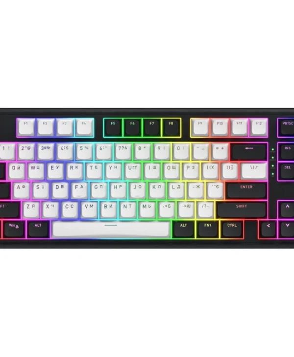 HATOR Skyfall Mag Ultima 8k Ασύρματο Ηall Effect Gaming Πληκτρολόγιο Tenkeyless με Magnetic διακόπτες και RGB φωτισμό (Αγγλικό US) Aurum Ice Magnetic 29064