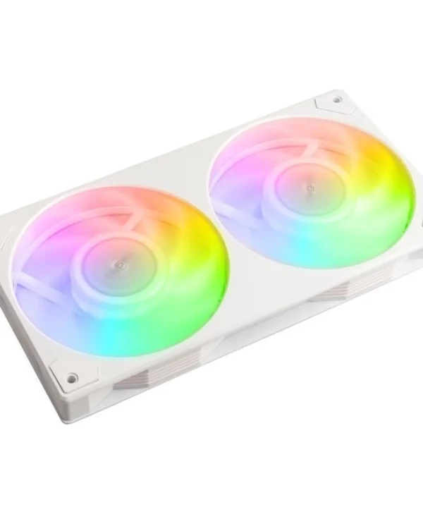 Akasa Vegas A24 Case Fan 120mm (2000rpm / 109.48cfm) με ARGB Φωτισμό και Σύνδεση 4-Pin PWM / 3-Pin Λευκό AK-FN112-WH