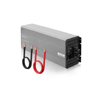 Qoltec Μετατροπέας Τάσης Pure Sine Wave 12v 230v 3000w 6000w Lcd Usb Usb-c Συμβατός Lifepo4 Agm Gel 52695