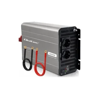 Qoltec Qoltec Ms Wave Power Inverter 12v To 230v 3000/6000w Usb Compatible Lifepo4 Gel Agm 52686