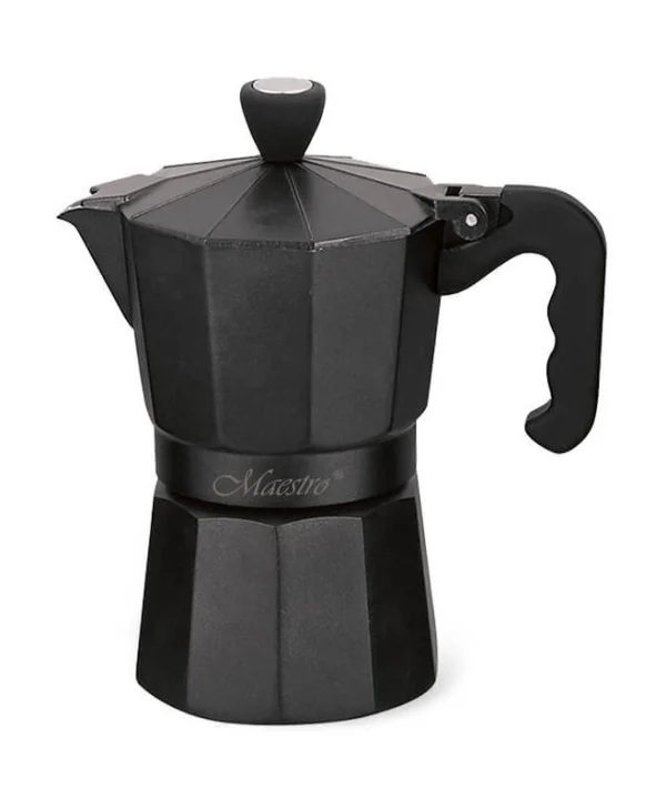 Maestro Mr-1666-3 Μπρίκι Espresso 3cups Μαύρο MR-1666-3-BLACK
