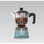 Maestro Mr-1666-3 Μπρίκι Espresso 3cups Μαύρο MR-1666-3-BLACK - Image 3