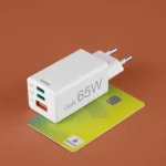 HAMA Φορτιστής Χωρίς Καλώδιο GaN με Θύρα USB-A και 2 Θύρες USB-C 65W Power Delivery Λευκός (00201996) O4047443516565 - Image 5