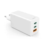 HAMA Φορτιστής Χωρίς Καλώδιο GaN με Θύρα USB-A και 2 Θύρες USB-C 100W Power Delivery Λευκός (201997) 100488552 - Image 9