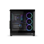 Endorfy Fishtank 6000 Corona Gaming Midi Tower Κουτί Υπολογιστή με Πλαϊνό Παράθυρο και ARGB Φωτισμό Μαύρο EY2A025 - Image 2