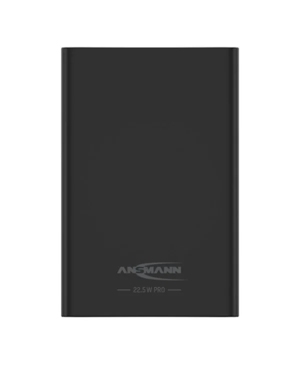 Ansmann PB222 Power Bank 10000mAh με 2 Θύρες USB-A και Θύρα USB-C Power Delivery / Quick Charge 3.0 Μαύρο 1700-0154