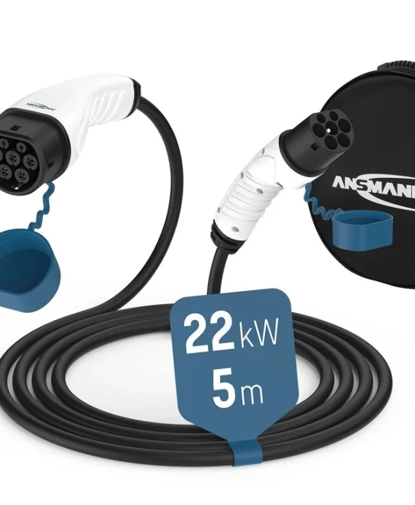 Ansmann Καλώδιο Φόρτισης Τριφασικό 5m Type 2 - Type 2 8851720