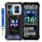 Lagenio Rhino 1 Pro (8/256GB) Ανθεκτικό Smartphone Μαύρο Rhino_1_PRO/BK
