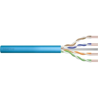 Digitus U/UTP Cat.6a (Gigabit) Καλώδιο Δικτύου Ethernet χωρίς ακροδέκτες 100m Μπλε DK-1614-A-VH-1