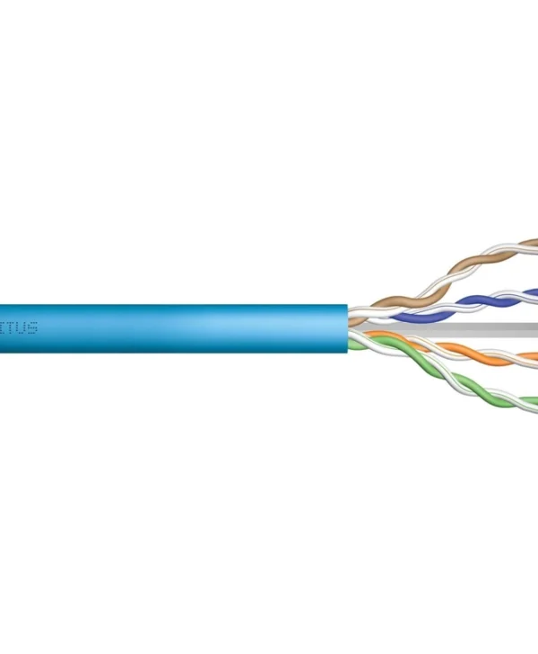 Digitus U/UTP Cat.6a (Gigabit) Καλώδιο Δικτύου Ethernet χωρίς ακροδέκτες 100m Μπλε DK-1614-A-VH-1