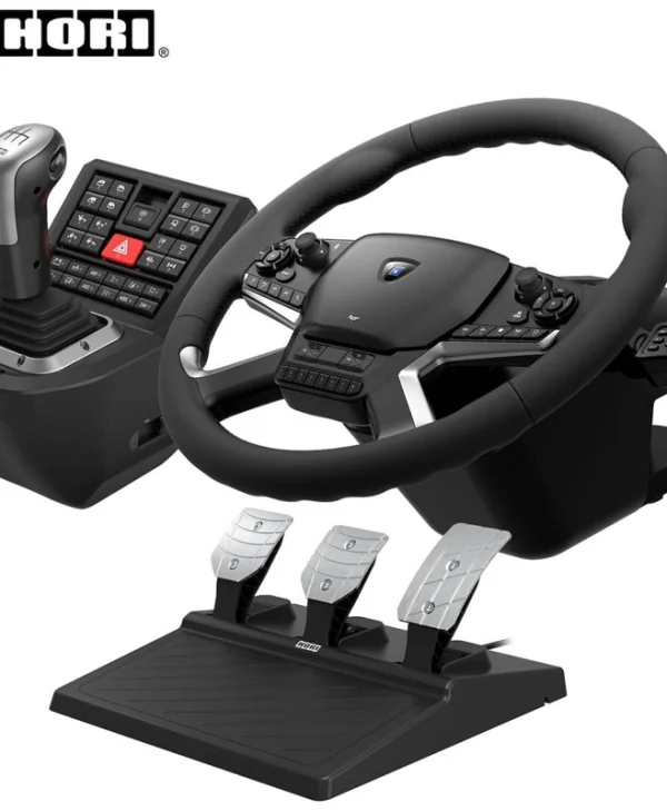 Hori Force Feedback Truck Control System Τιμονιέρα με Μοχλό Ταχυτήτων και Πετάλια για PC με 1800° Περιστροφής 1259651