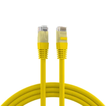 EFB U/UTP Cat.6 (Gigabit) Καλώδιο Δικτύου Ethernet 0.25m Κίτρινο K8100GE.0,25