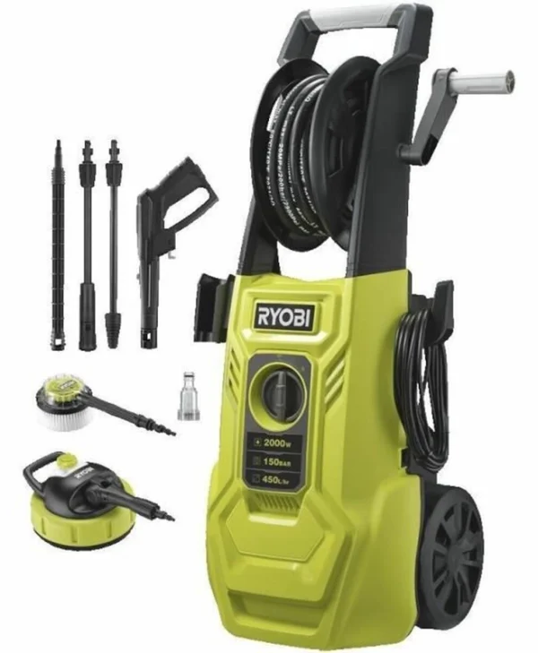 Ryobi RY120PWA Πλυστικό Ρεύματος 2000W με Πίεση 150bar RY150PWA