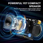 W-King D2 Αδιάβροχο Ηχείο Bluetooth 7W Μπλε D2-BLU - Image 3