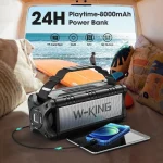 W-King D8 Ηχείο Bluetooth 50W με Διάρκεια Μπαταρίας έως 24 ώρες Μαύρο D8-BLK/S - Image 2