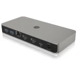 Icy Box IB-DK2880-C41 USB-C Docking Station με HDMI 4K PD Ethernet και σύνδεση 2 Οθονών Γκρι 61029 - Image 4