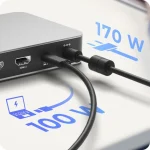 Icy Box IB-DK2880-C41 USB-C Docking Station με HDMI 4K PD Ethernet και σύνδεση 2 Οθονών Γκρι 61029 - Image 8