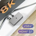 Icy Box IB-DK2880-C41 USB-C Docking Station με HDMI 4K PD Ethernet και σύνδεση 2 Οθονών Γκρι 61029 - Image 9
