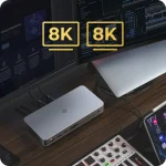 Icy Box IB-DK2880-C41 USB-C Docking Station με HDMI 4K PD Ethernet και σύνδεση 2 Οθονών Γκρι 61029 - Image 10