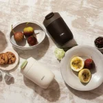 Outin Ποτήρι Θερμός Ανοξείδωτο 350ml Καφέ Χρώμα με Καλαμάκι και Λαβή OT-TUM-01-TB - Image 5