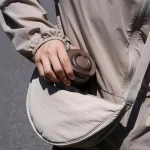 Outin Ποτήρι Θερμός Ανοξείδωτο 350ml Καφέ Χρώμα με Καλαμάκι και Λαβή OT-TUM-01-TB - Image 7