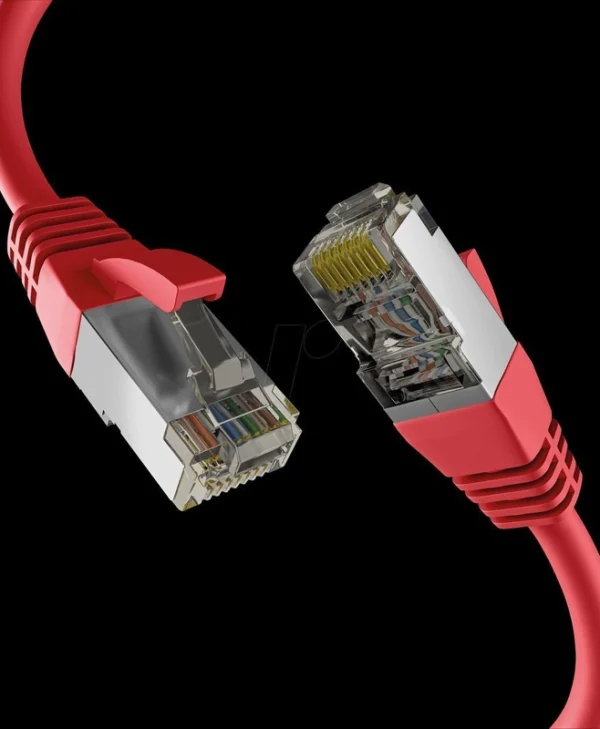 EFB S/FTP Cat.8.1 Καλώδιο Δικτύου Ethernet 5m Κόκκινο EC020200294