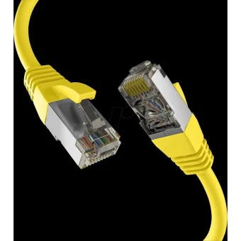 EFB S/FTP Cat.8.1 Καλώδιο Δικτύου Ethernet 15m Κίτρινο EC020200253