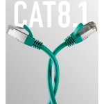EFB S/FTP Cat.8.1 Καλώδιο Δικτύου Ethernet 0.5m Πράσινο EC020200267 - Image 2