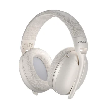 Aula S6 Over Ear Gaming Headset με σύνδεση 2.5mm / 3.5mm / Bluetooth Champagne AUS6-C