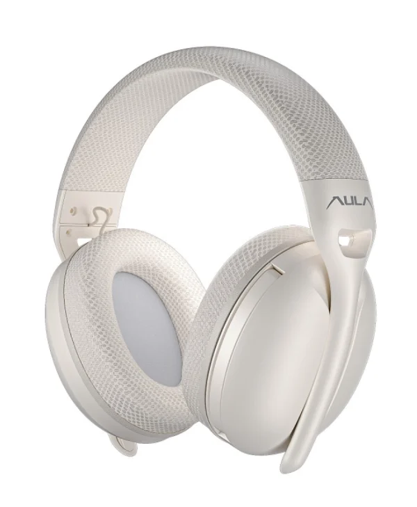 Aula S6 Over Ear Gaming Headset με σύνδεση 2.5mm / 3.5mm / Bluetooth Champagne AUS6-C