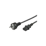 Goobay Schuko - IEC C13 Cable 2m Μαύρο 50098