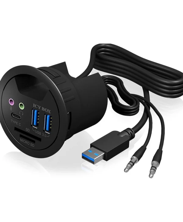 Icy Box Hub 3 Θυρών USB 3.0 με σύνδεση USB-A IB-HUB1404A