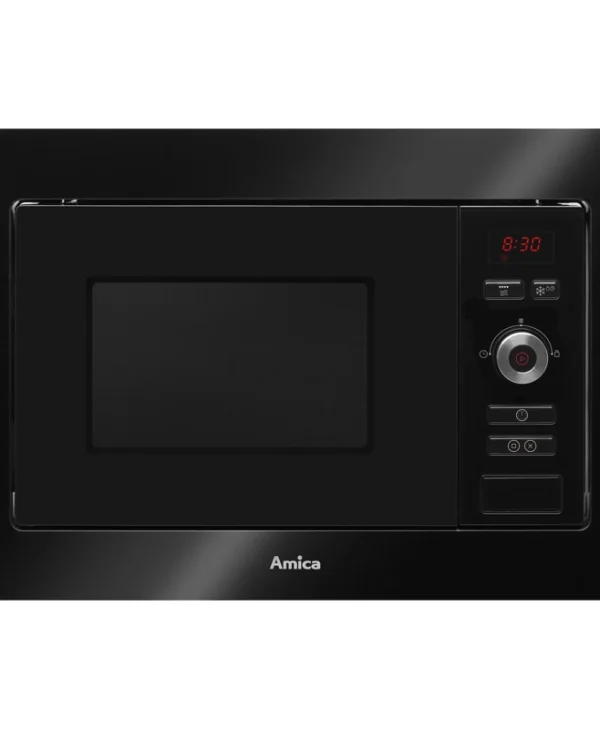 Amica AMMB20E1GB Εντοιχιζόμενος Φούρνος Μικροκυμάτων με Grill 20lt Μαύρος