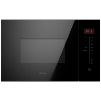 Amica AMMB25E2SGB X-TYPE Εντοιχιζόμενος Φούρνος Μικροκυμάτων με Grill 25lt Μαύρος