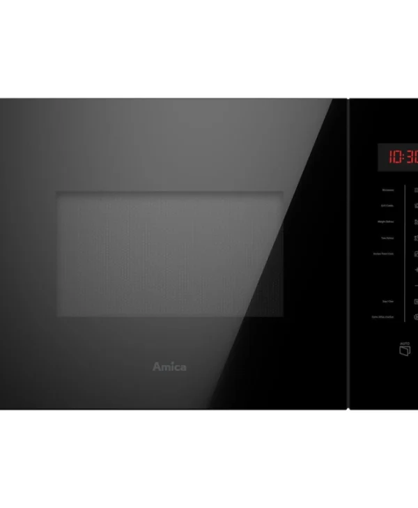 Amica AMMB25E2SGB X-TYPE Εντοιχιζόμενος Φούρνος Μικροκυμάτων με Grill 25lt Μαύρος