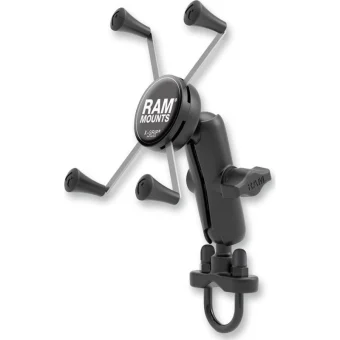 RAM Mount Universal X-Grip Βάση Κινητού Μοτοσυκλέτας με Ρυθμιζόμενο Βραχίονα 5.5-6" για το Τιμόνι RAM-B-149Z-UN10U