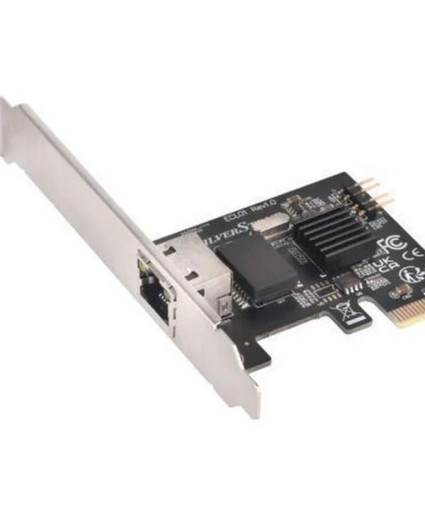 Silverstone Ενσύρματη Κάρτα Δικτύου Gigabit (2.5Gbps) Ethernet PCI-e SST-ECL01