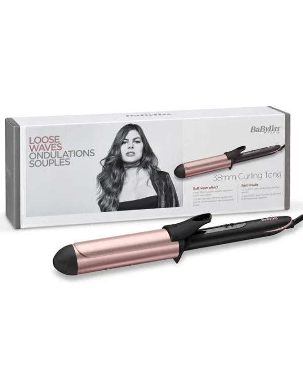 Babyliss Loose Waves Ψαλίδι Μαλλιών για Μπούκλες 38mm C453E