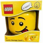 LEGO Παιδικό Κουτί Αποθήκευσης από Πλαστικό Head Κίτρινο 24x24x27cm 40320814 - Image 3