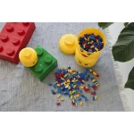 LEGO Παιδικό Κουτί Αποθήκευσης από Πλαστικό Head Κίτρινο 24x24x27cm 40320814 - Image 7