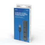 Savio Hub 3 Θυρών USB 3.1 με σύνδεση USB-A Γκρι AK-58 - Image 3