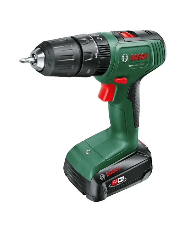 Bosch Easyimpact Κρουστικό Δραπανοκατσάβιδο Μπαταρίας 18V 1x2Ah 06039D8107