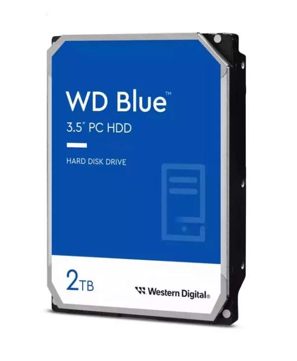 Western Digital Blue CMR 2TB HDD Σκληρός Δίσκος 3.5" SATA III 5400rpm με 64MB Cache για Καταγραφικό WD20EARZ