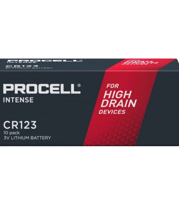 Procell Intense Μπαταρία Λιθίου CR123 3V Μιας Χρήσης (Long Life) 10τμχ 163393