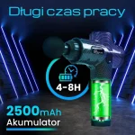 Extralink Πιστόλι Μασάζ για το Σώμα με Δόνηση Μαύρο MSG-01-PRO - Image 4