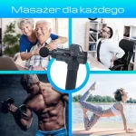 Extralink Πιστόλι Μασάζ για το Σώμα με Δόνηση Μαύρο MSG-01-PRO - Image 9