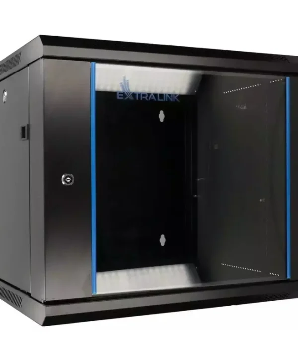 Extralink Επιτοίχια Καμπίνα Rack 9U Μαύρο EX.12943
